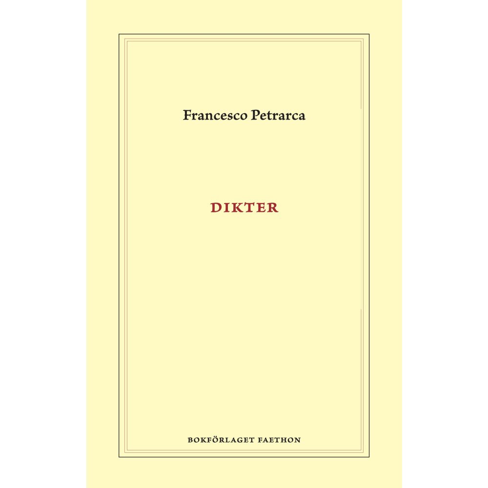 Francesco Petrarca Dikter (inbunden)