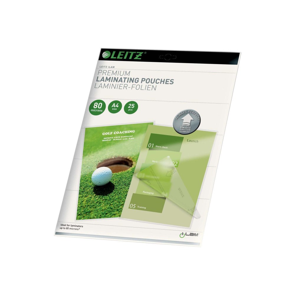 LEITZ Leitz - 25 - A4 - lamineringsfickor