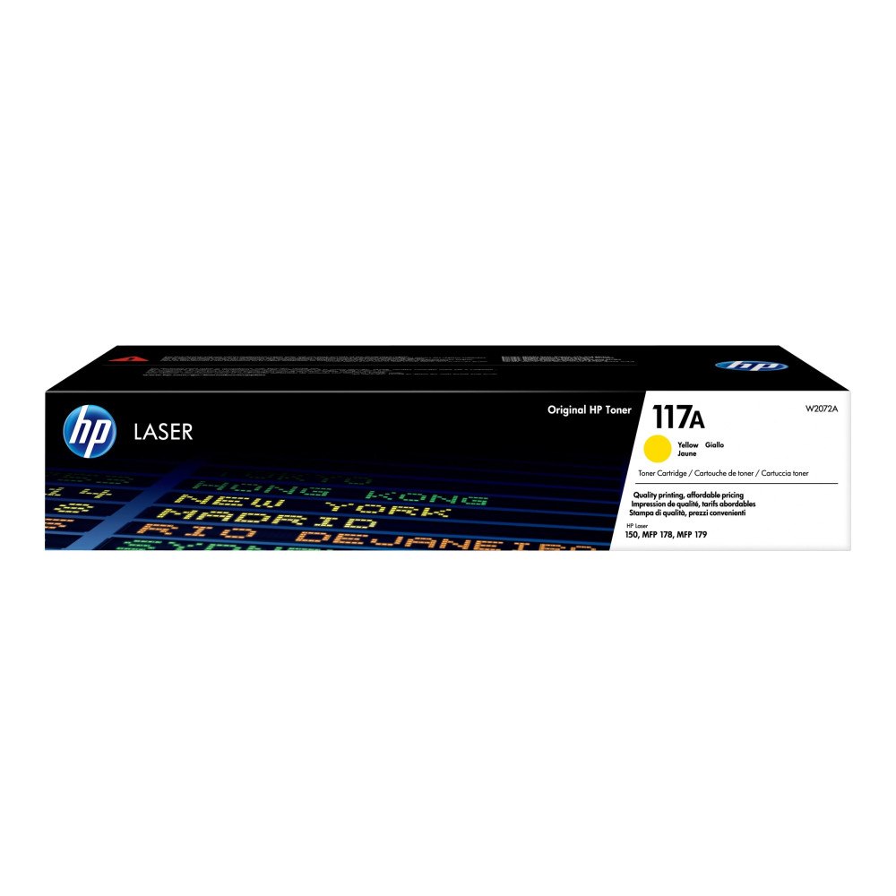 HP HP 117A - gul - original - tonerkassett (W2072A)