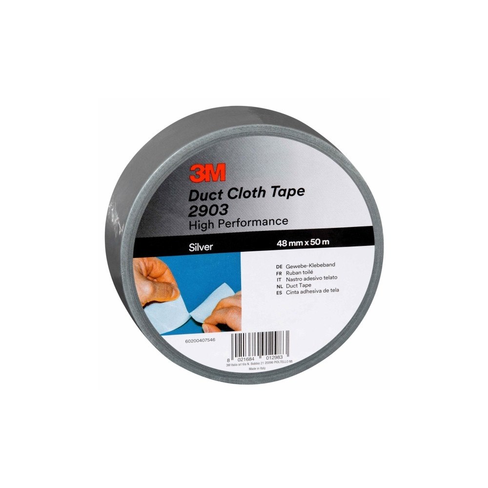 3M 3M 2903 2903D4850S Tekstiltejp 3M™ 2903 Sølv (L x B) 50 m x...