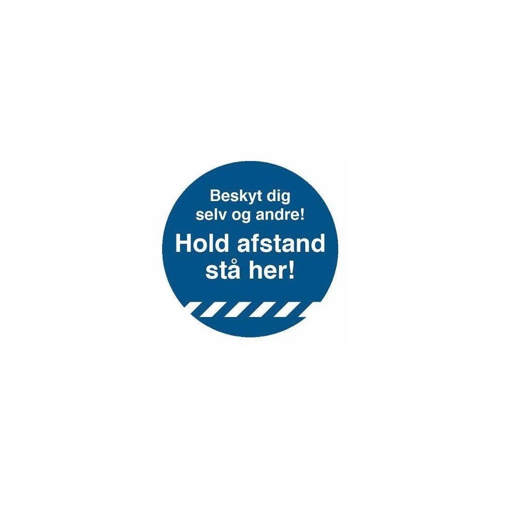 JO Safety A/S Gulvskilt "Hold afstand