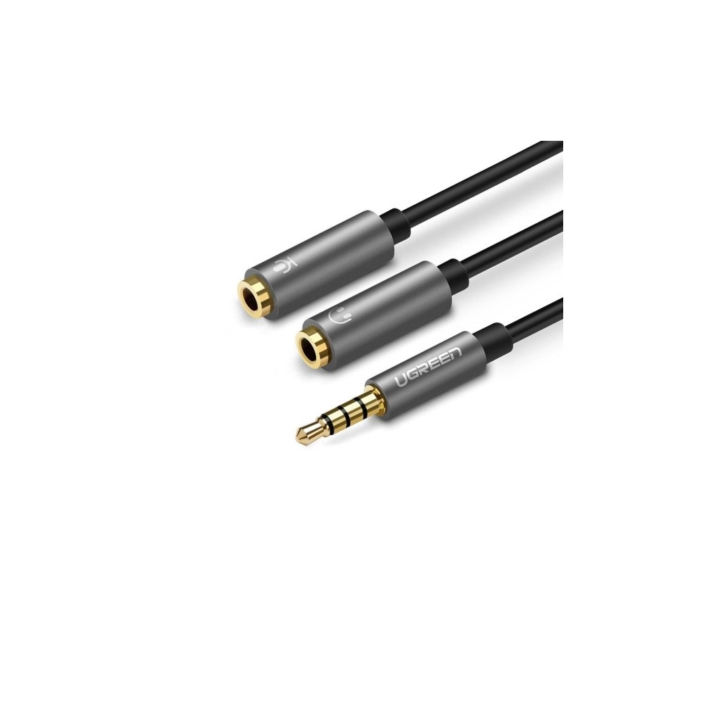 Ugreen Ugreen 30619, 3,5mm, Hankoppling, 2 x 3.5mm, Honkoppling, 0,...