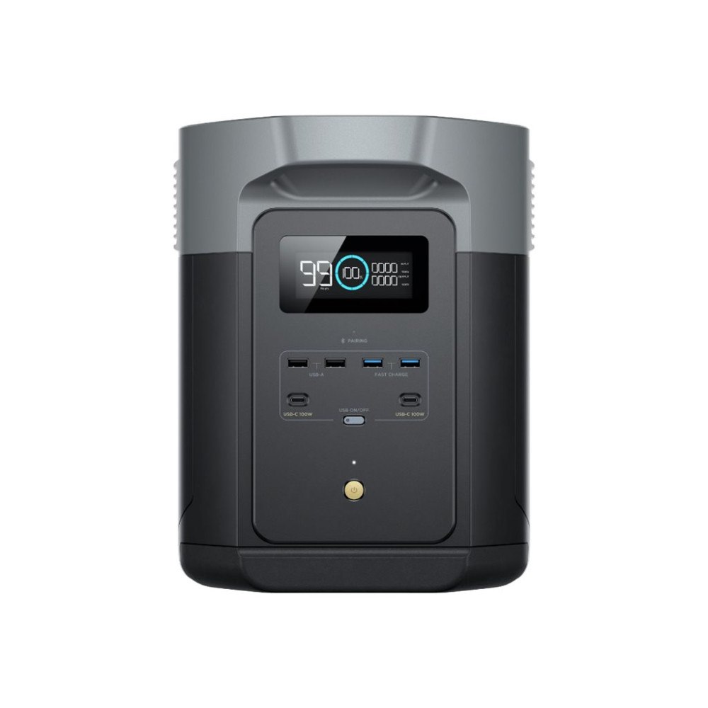 EcoFlow EcoFlow Delta 2 Max - bärbar kraftstation - 2400 Watt - LiFePO4 - 2048 Wh