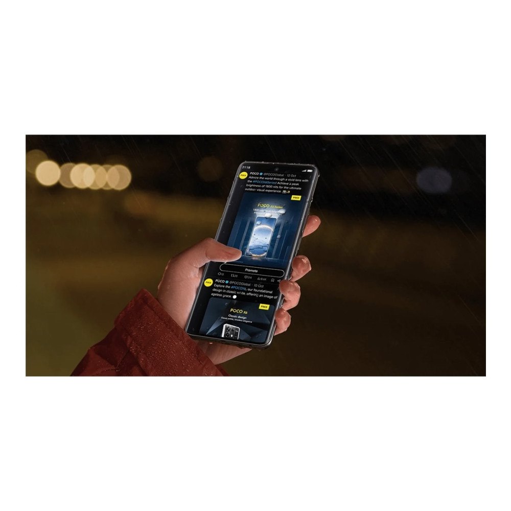 Xiaomi Xiaomi POCO X7 - svart - 5G pekskärmsmobil - 256 GB - GSM