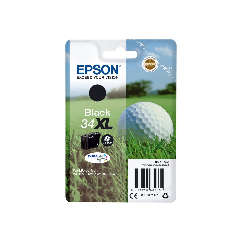 EPSON Epson 34XL - XL - svart - original - bläckpatron