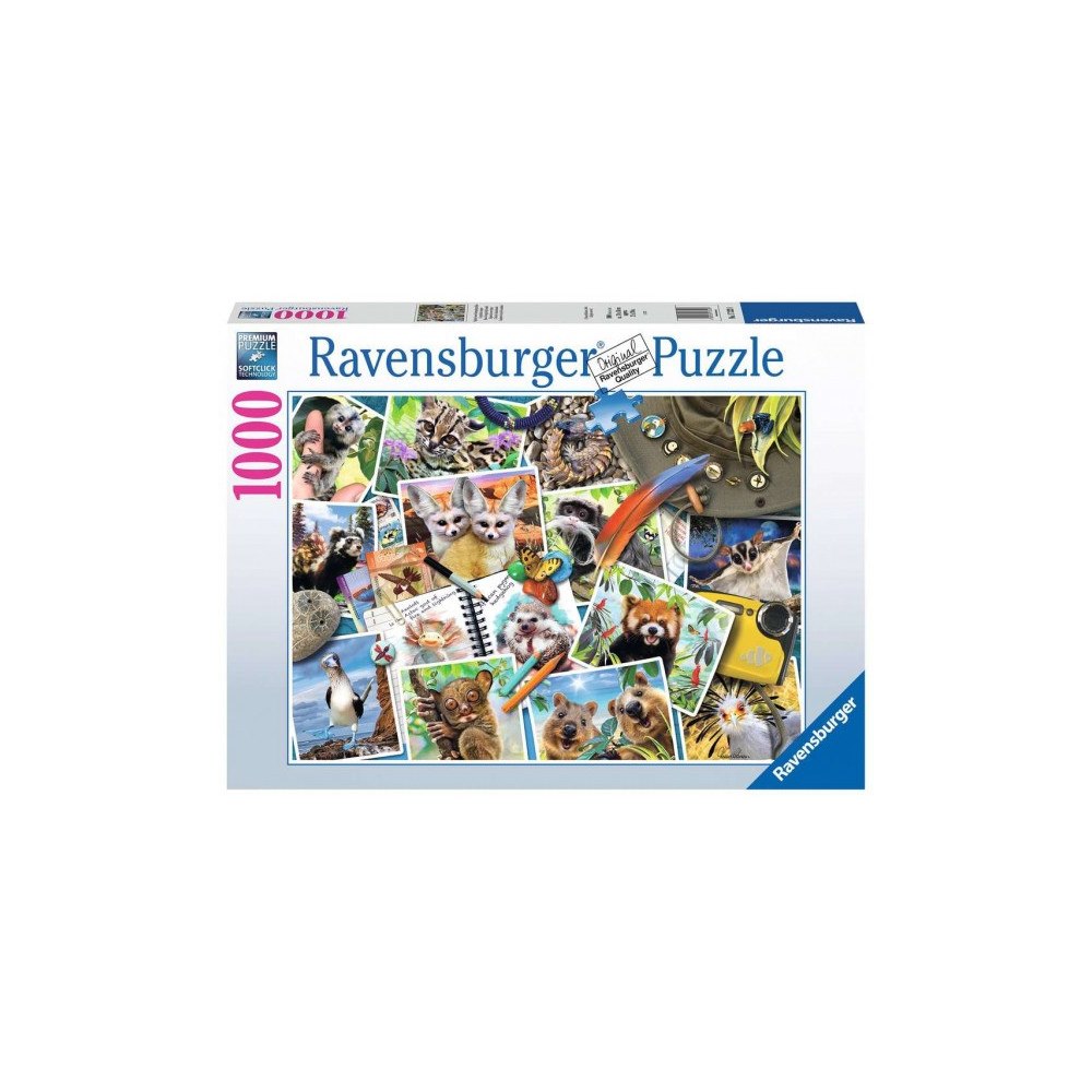 Ravensburger Ravensburger A Traveler''s Animal Journal, 1000 styck, Djur,...