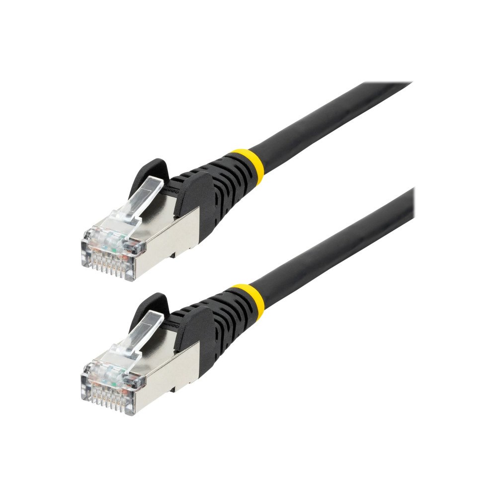 StarTech.com StarTech.com 7m CAT6a Ethernet Cable - Black - Low Smoke Zero Halogen (LSZH) - 10GbE 500MHz 100W PoE++ Snagless RJ-45 w/...