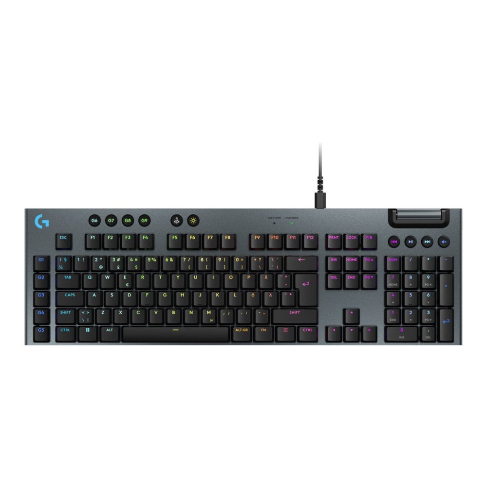 Logitech Logitech G G915 X - tangentbord - QWERTY - nordiskt (danska/finska/norska/svenska) - svart Inmatningsenhet