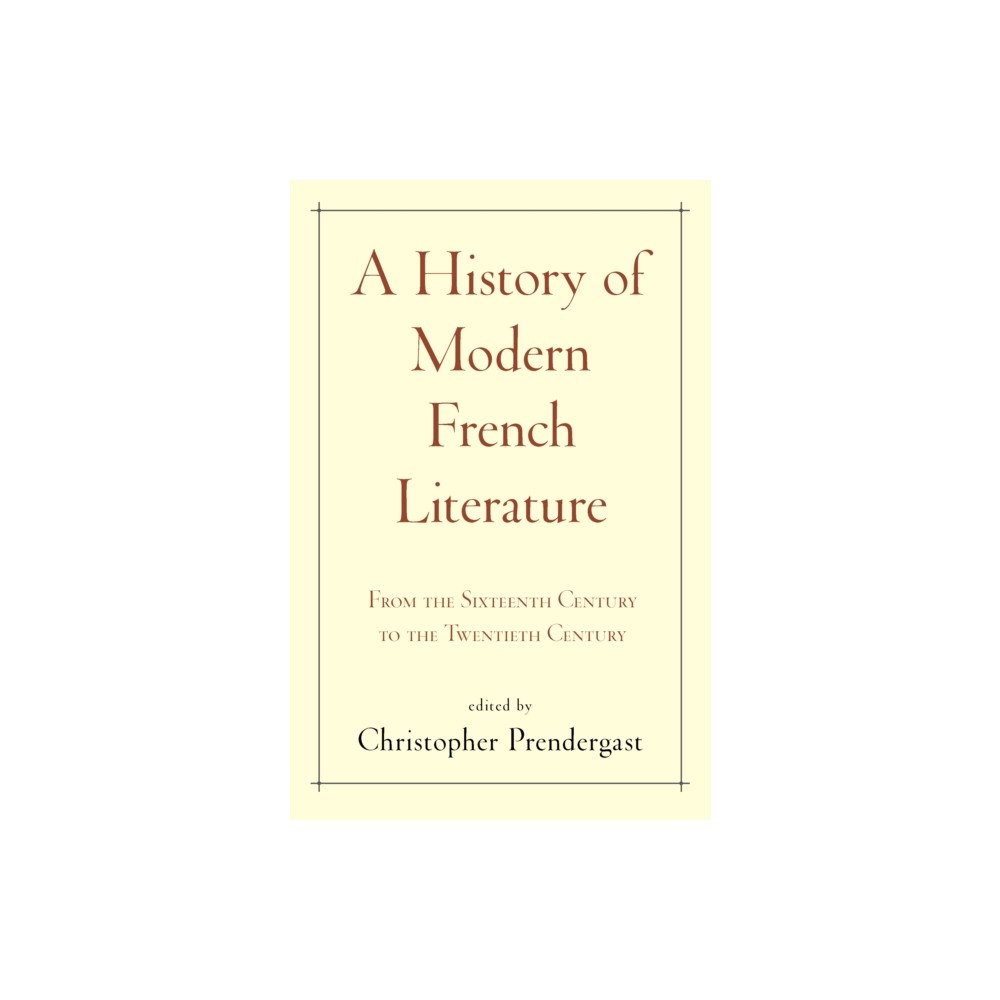 Princeton University Press A History of Modern French Literature (häftad, eng)