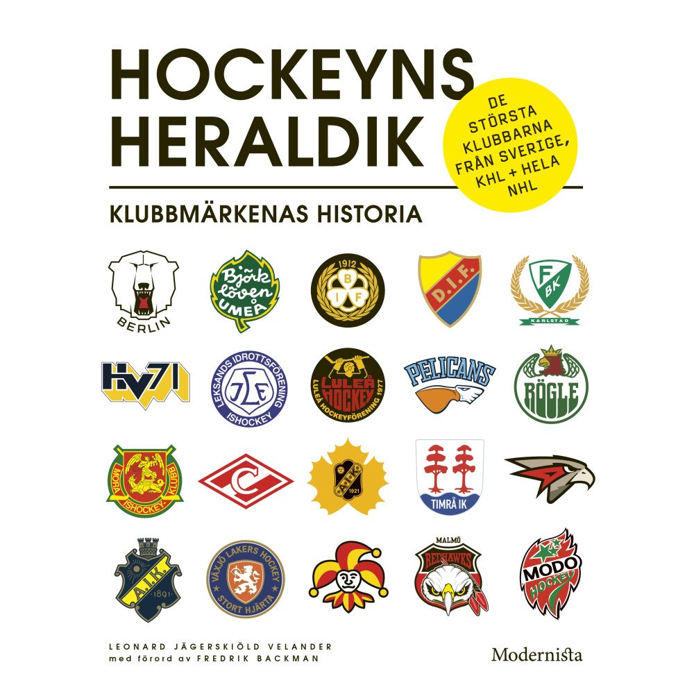 Leonard Jägerskiöld Nilsson Hockeyns heraldik (bok, danskt band)