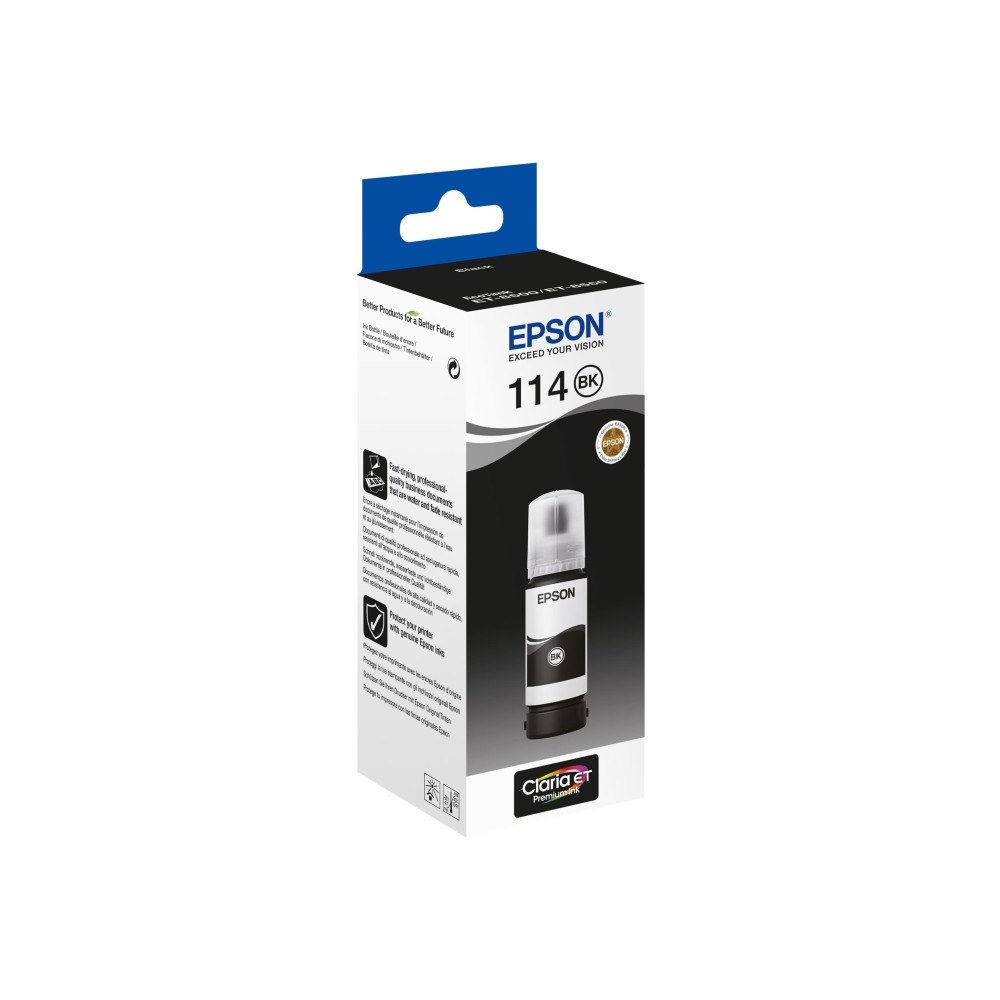 EPSON Epson 114 - svart - original - påfyllnadsbläck