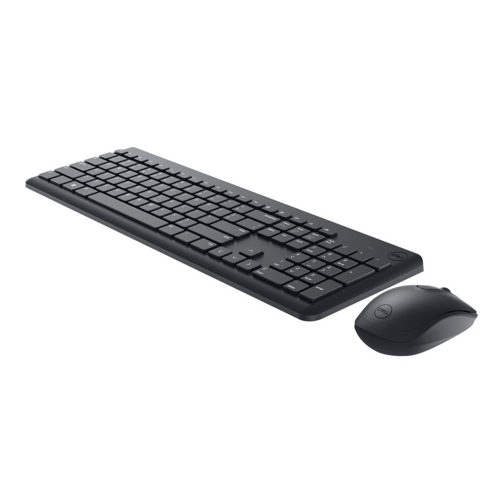 DELL Dell Keyboard and Mouse KM3322W - sats med tangentbord och mus - QWERTY - USA, internationellt - svart Inmatningsenhet (...