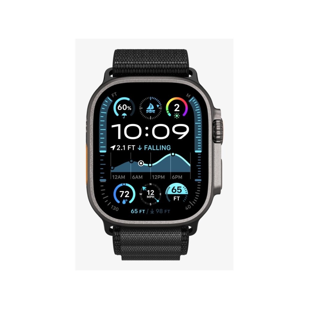 Spigen Spigen WBF1, Band, SmartWatch, Sort, Apple, Apple Watch Ultr...