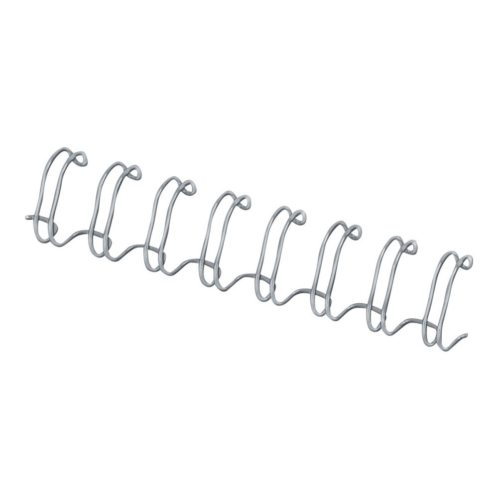 FELLOWES Spiralrygge Fellowes 3:1 wire 10mm sølv A4 61-80ark (100 stk...