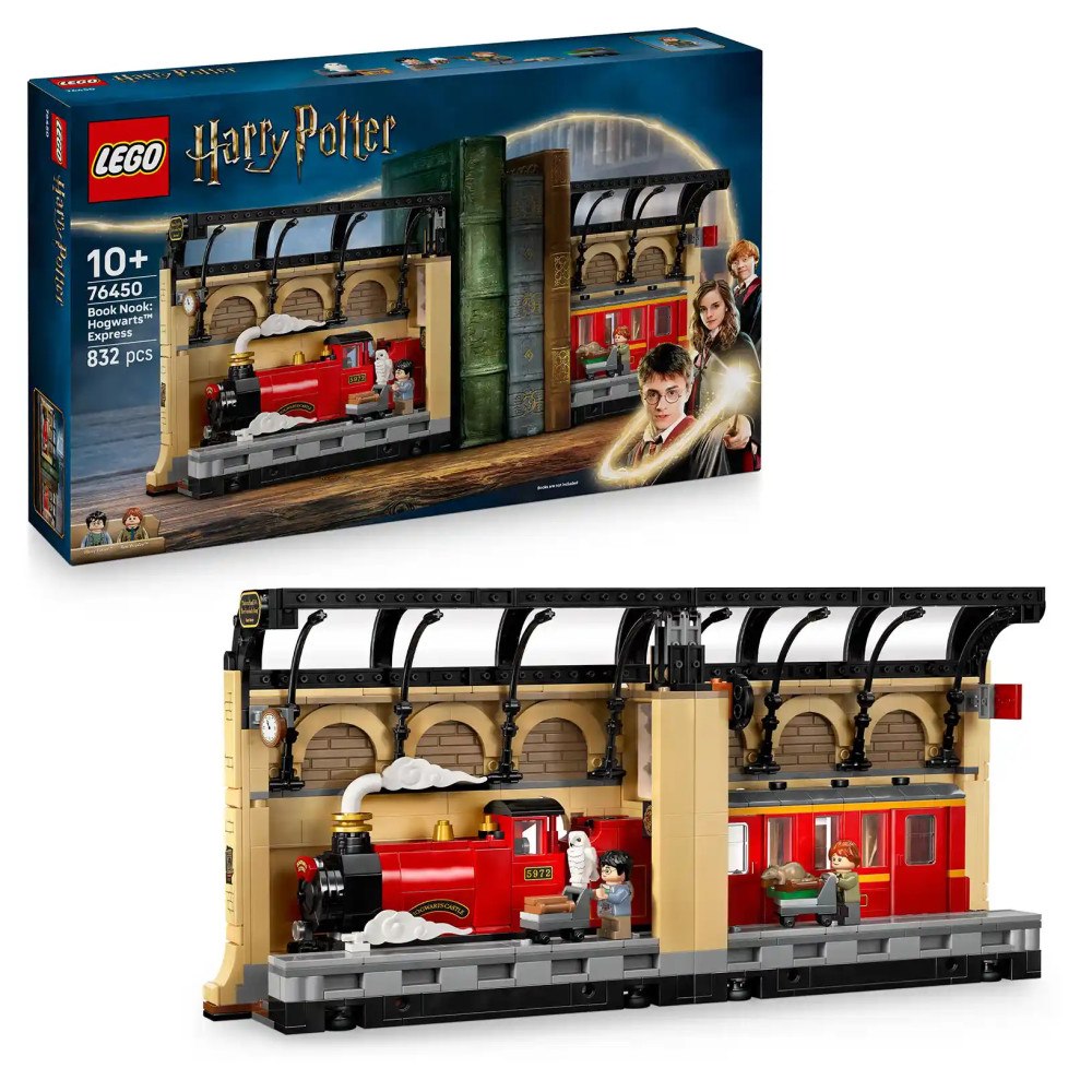 LEGO® LEGO® Harry Potter™ 76450 Knižní zarážka: Spěšný vlak do Bradavic