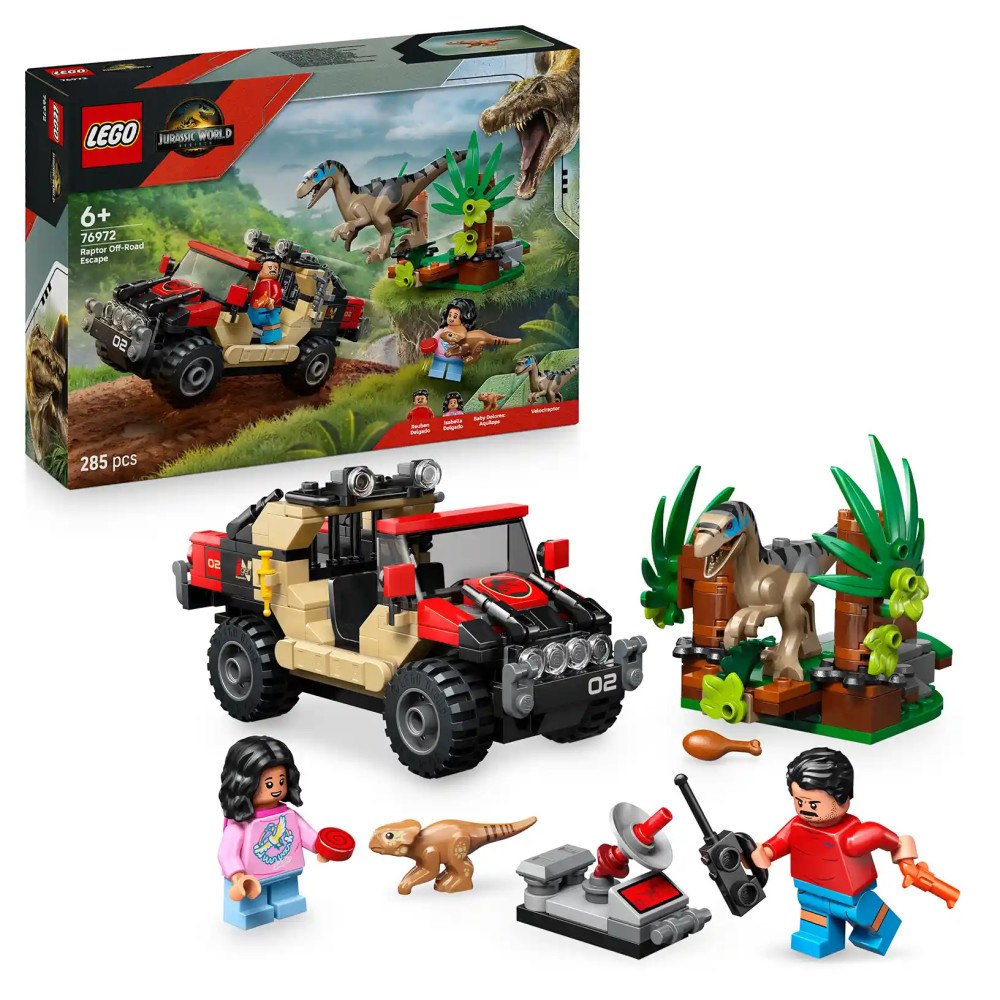 LEGO® LEGO® Jurassic World  76972 Únik před raptorem v terénním autě