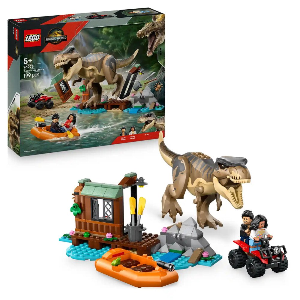 LEGO® LEGO® Jurassic World  76975 T-rex a útěk po řece