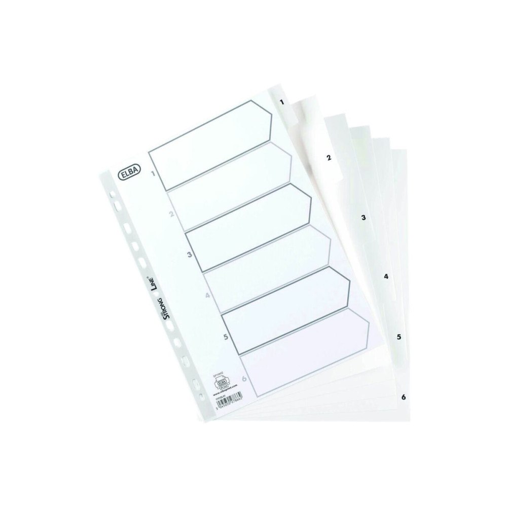 Elba ELBA StrongLine - avdelare - för A4 - vit