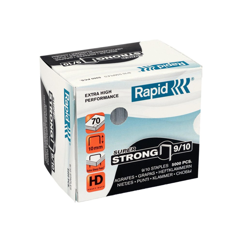 RAPID Rapid Super Strong - klamrar - 9/10 - 10 mm - paket med 5000