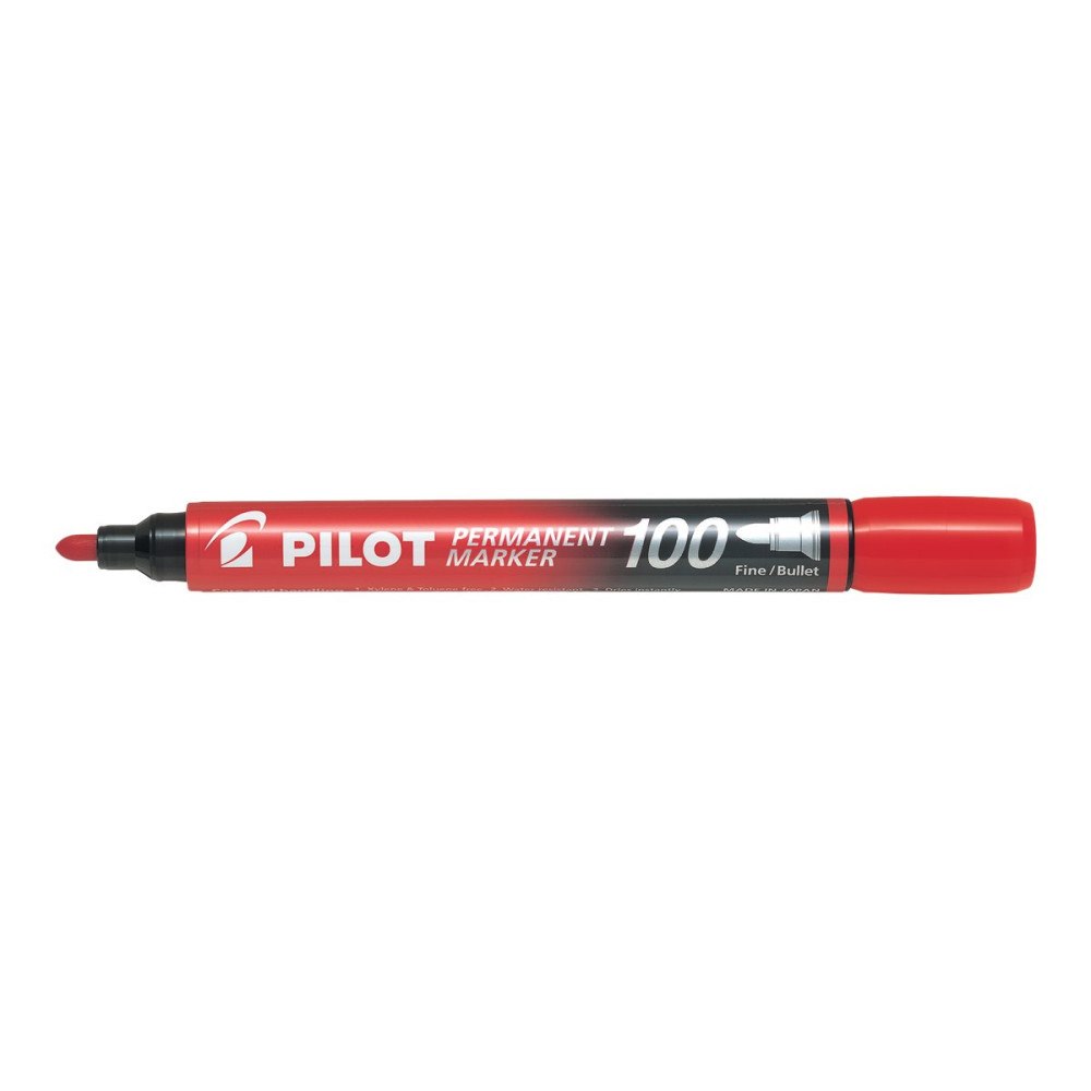 Pilot Pen Pilot 100 - markering - röd