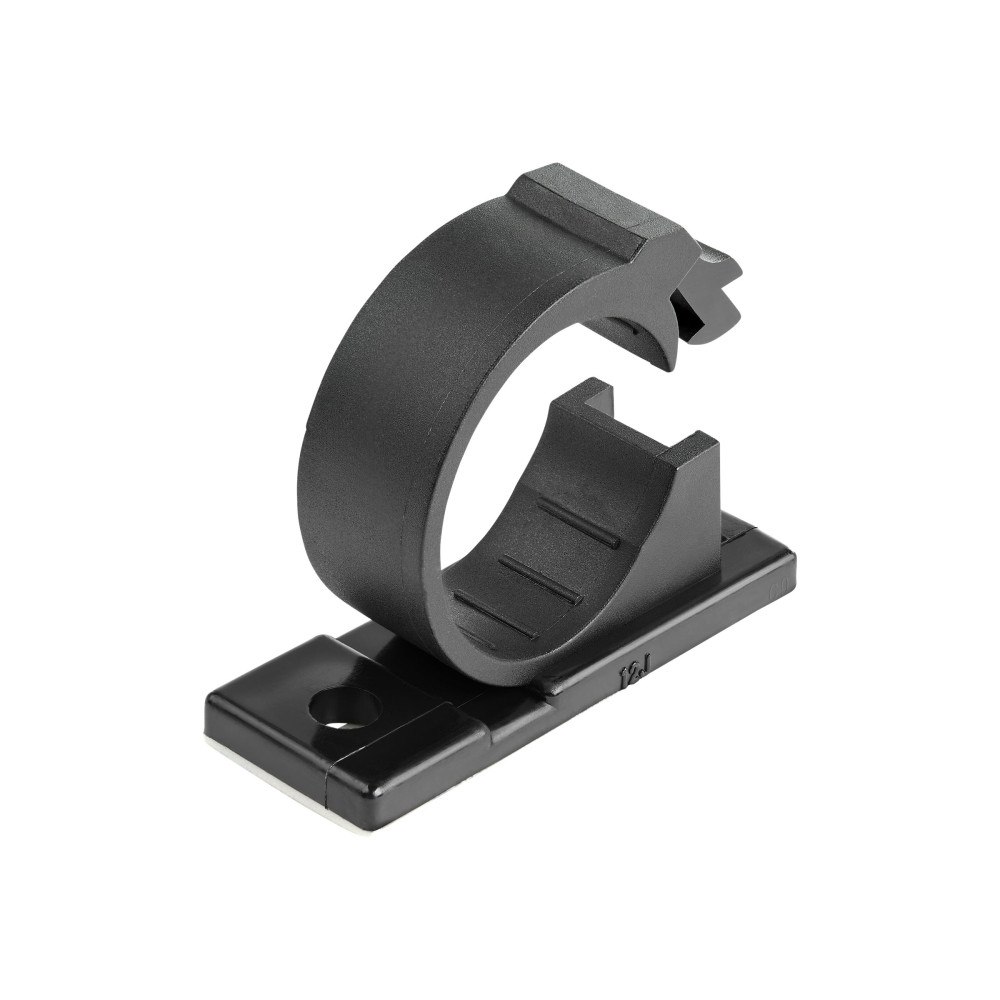StarTech.com StarTech.com 100 självhäftande kabelhanteringsclips Svart - Nätverk/Ethernet/kontorsbord/datorsladdorganiserare - Självf...