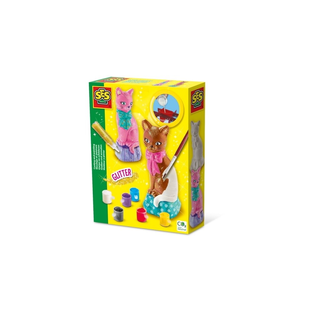 SES Creative SES Creative 01218, Gipsgjutnings-/målarkit för barn, 5 År,...