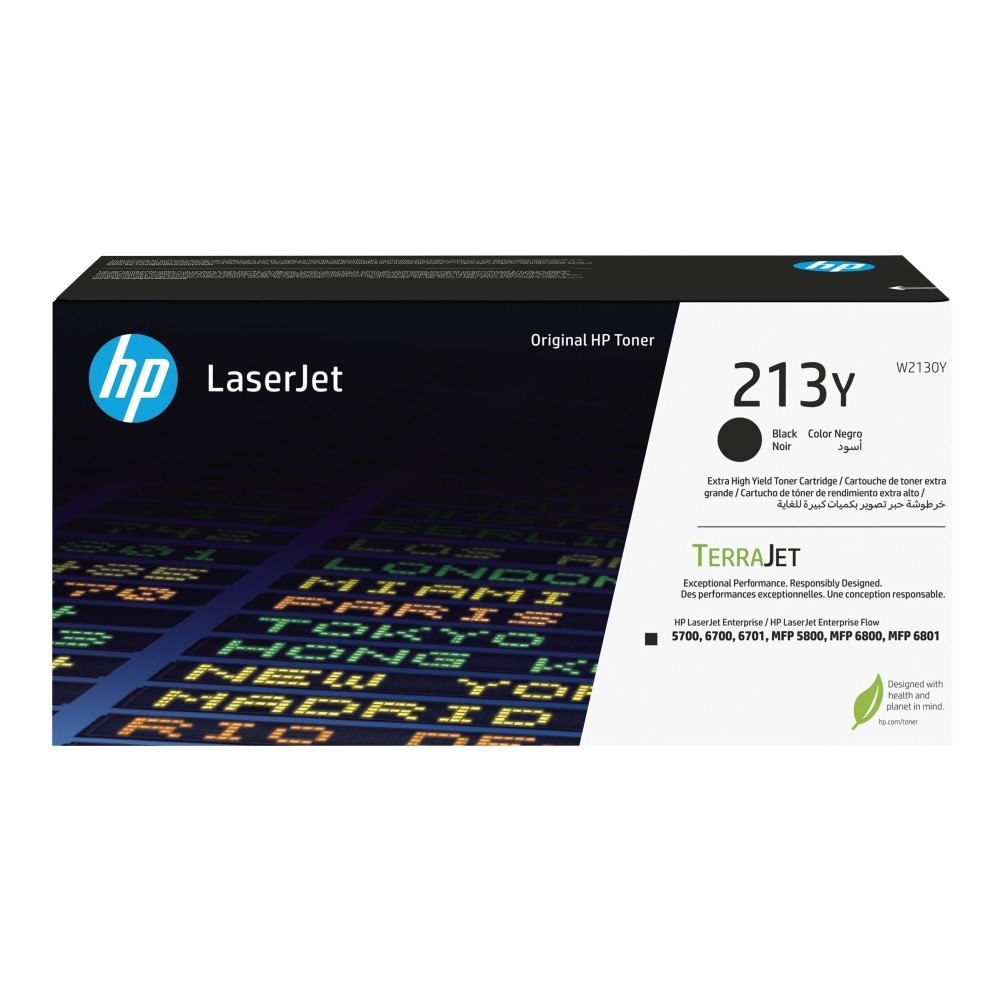 HP HP 213Y - Extra lång livslängd - svart - original - LaserJet - tonerkassett (W2130Y)