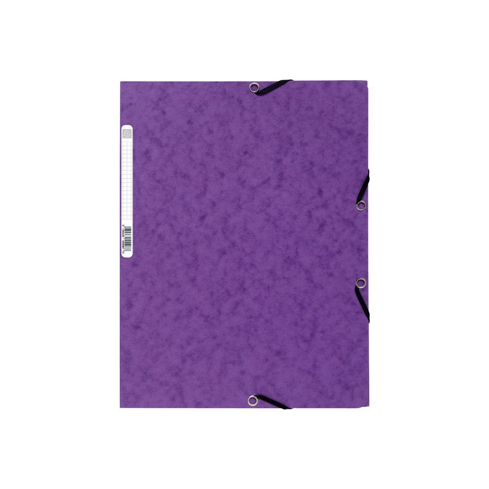 EXACOMPTA Exacompta Nature Future - 3-flikhållare - för A4 - kapacitet: 250 ark - marmorerat mörklila