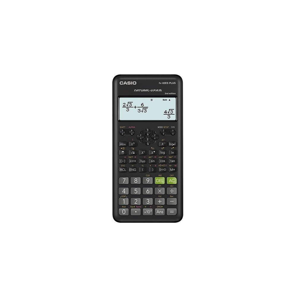 Casio Casio FX-82ES PLUS-2, Ficka, Vetenskapsfunktion, 12 siffror,...