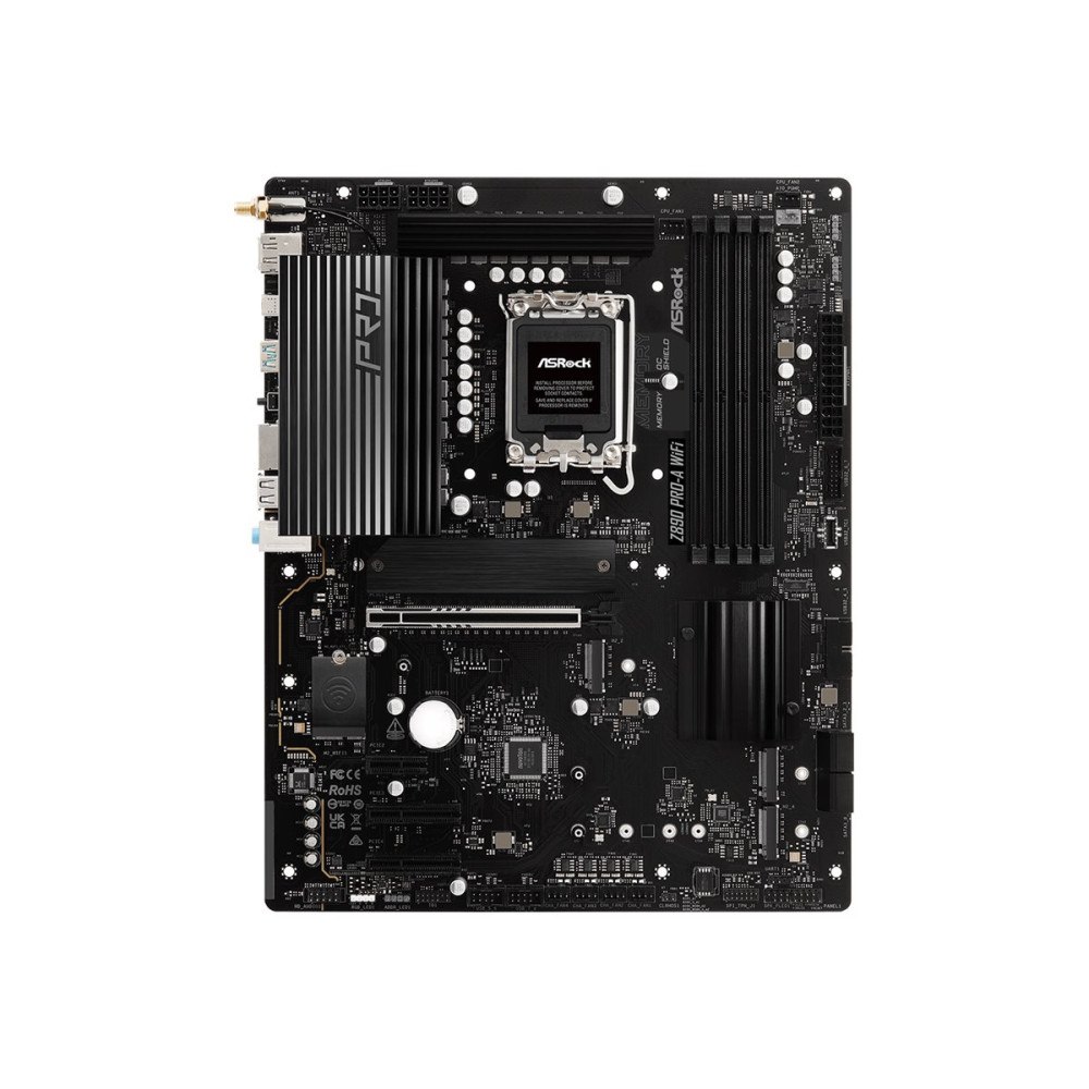 ASRock ASRock Z890 PRO-A WiFi - moderkort - ATX - LGA1851-uttag - Z890