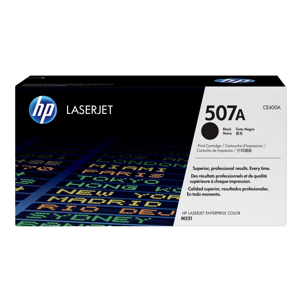 HP HP 507A - svart - original - LaserJet - tonerkassett (CE400A)