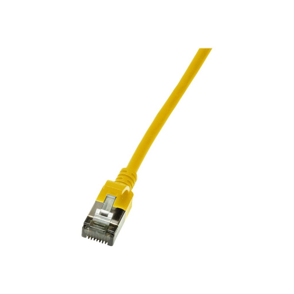 2direct LogiLink Ultraflex SlimLine - patch-kabel - 0.3 m - gul, RAL 1021