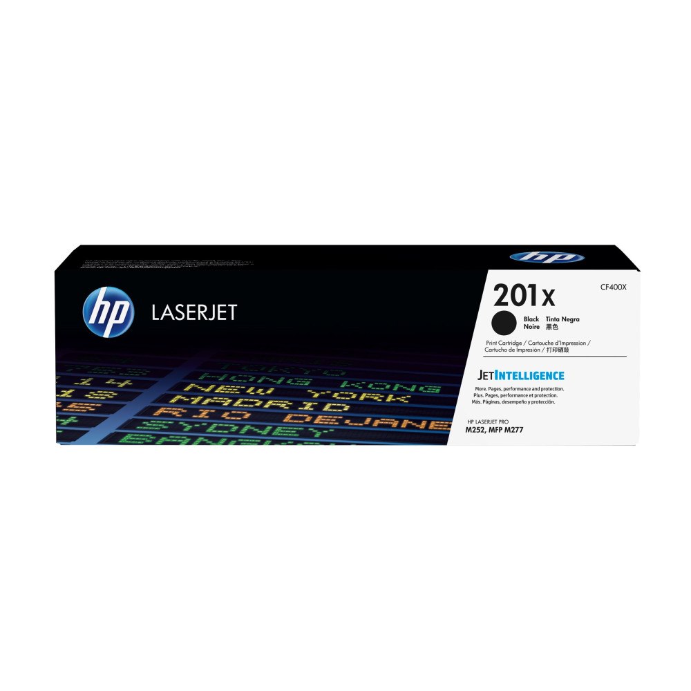 HP HP 201X - Lång livslängd - svart - original - LaserJet - tonerkassett (CF400X)