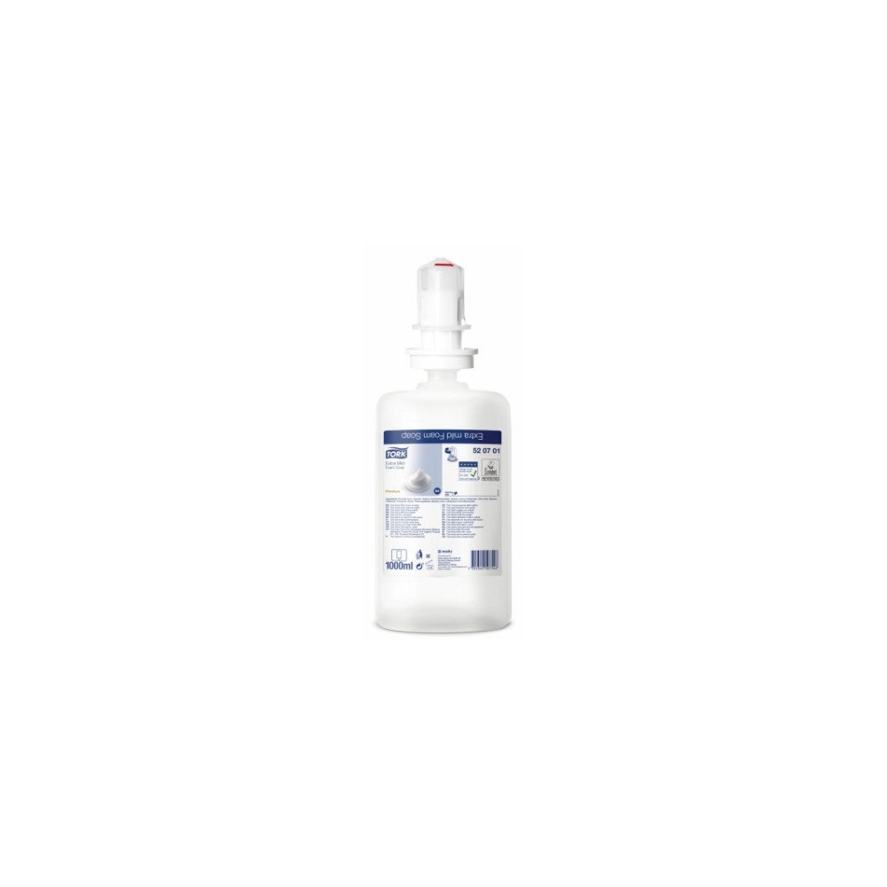 TORK Skumsæbe Tork S4 Extra Mild Premium uden parfume 1000 ml
