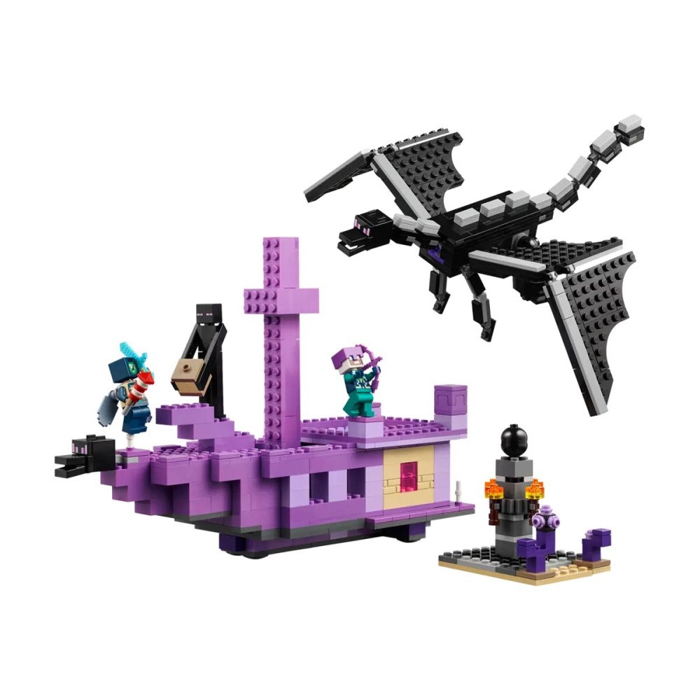 LEGO LEGO Minecraft 21264 - The Ender Dragon and End Ship - byggsats