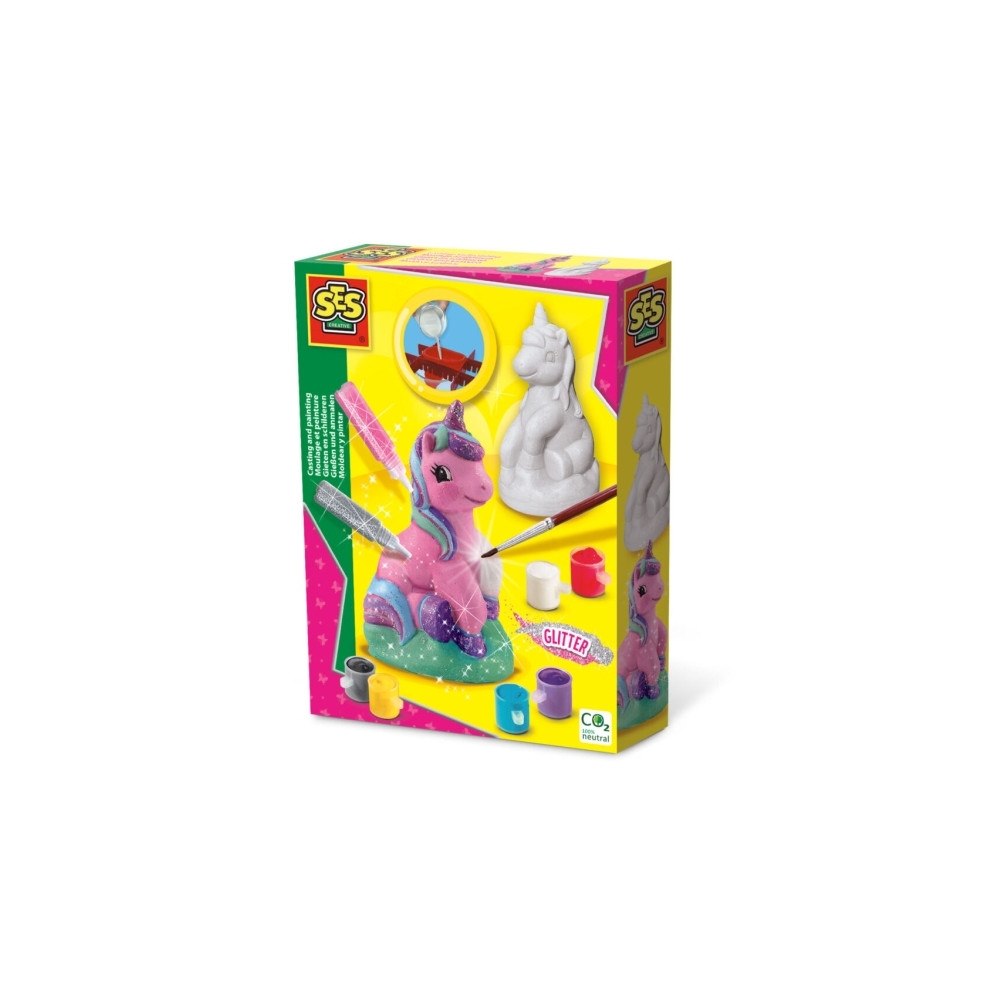 SES Creative SES Creative 01299, Gipsgjutnings-/målarkit för barn, 5 År,...