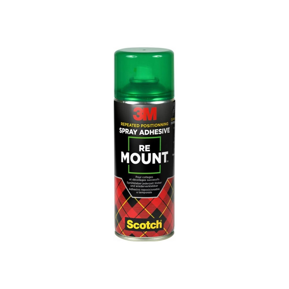 3M 3M Scotch ReMount - limsprej - transparent - syntetisk elastomer