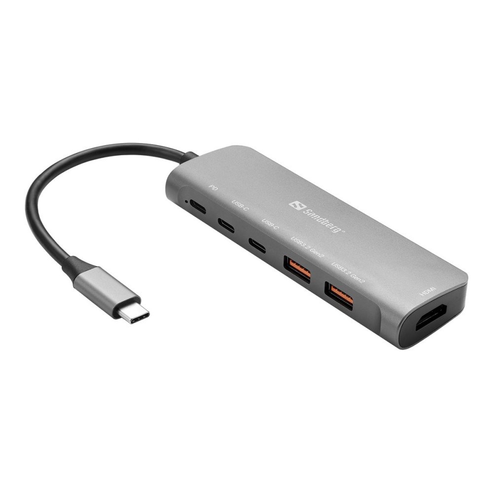 Sandberg Sandberg - dockningsstation - USB-C - HDMI
