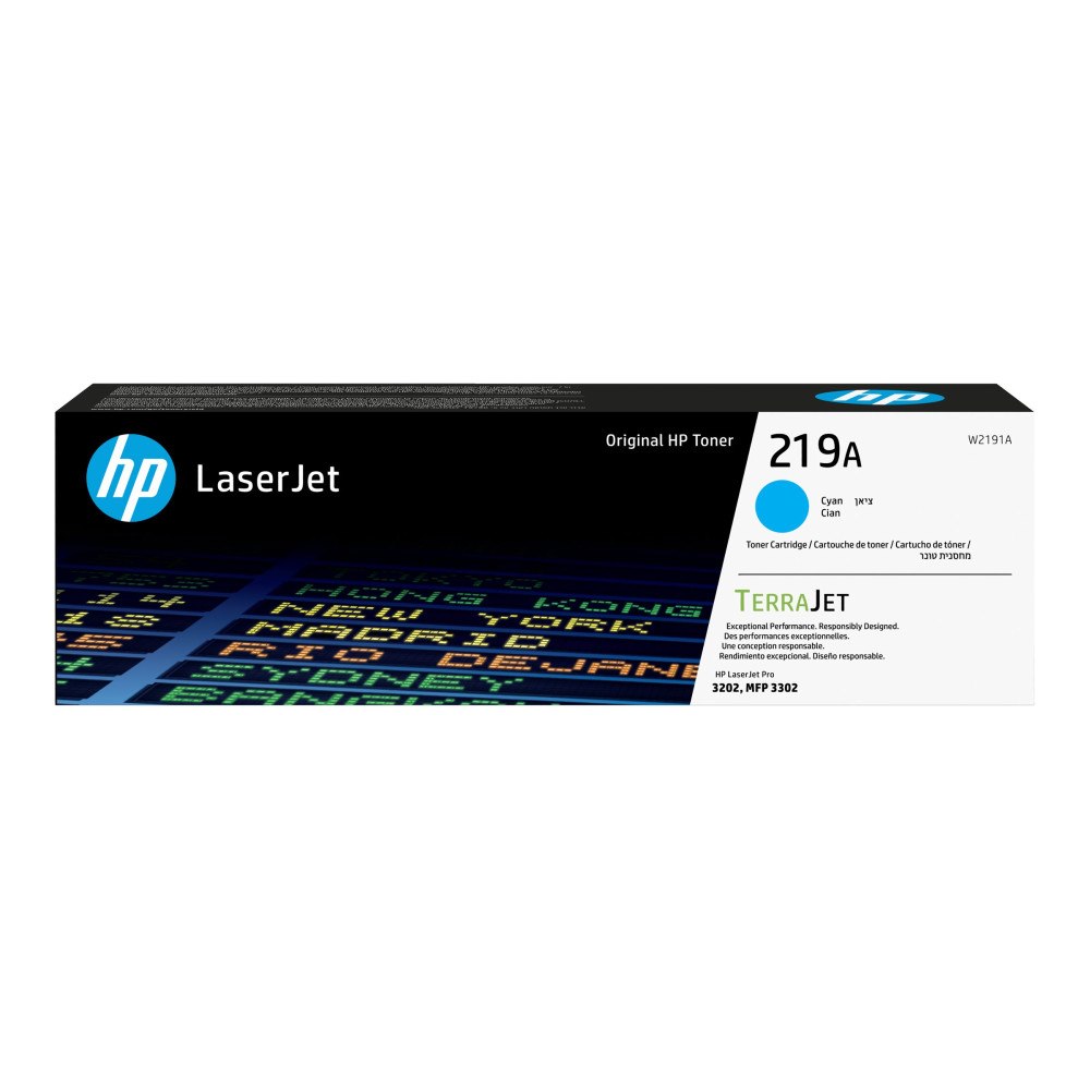 HP HP 219A - cyan - original - LaserJet - tonerkassett (W2191A)