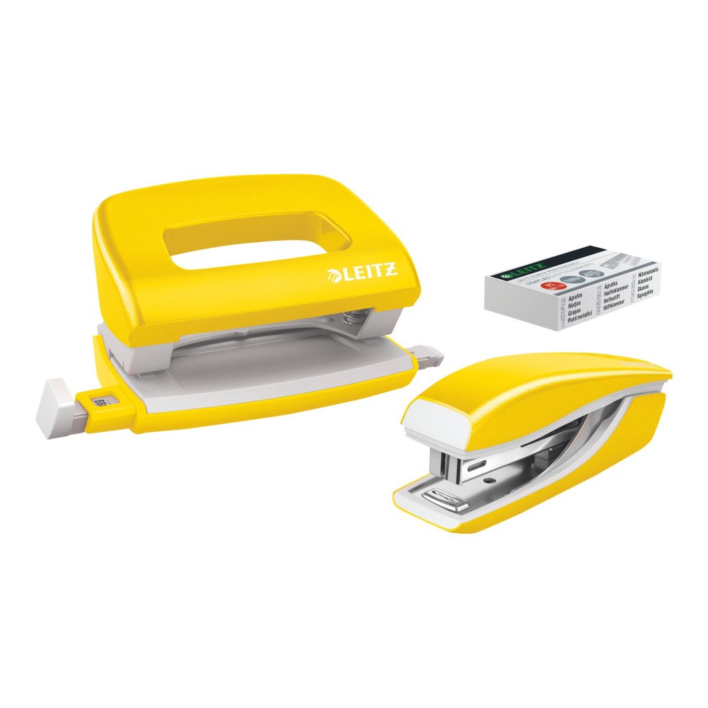 LEITZ Leitz WOW NeXXt Mini - bordstillbehörsuppsättning - 10 ark - 2 hål - metall