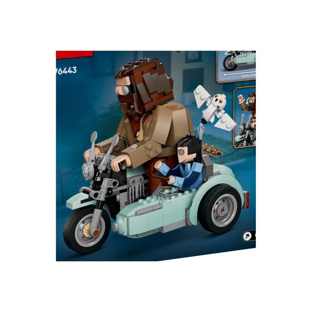 LEGO LEGO Harry Potter 76443 - Hagrids och Harrys motorcykelåkning - byggsats