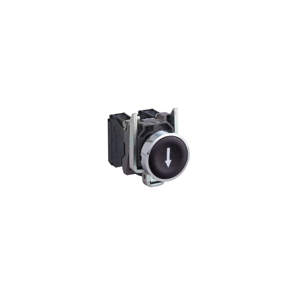 SCHNEIDER ELECTRIC Schneider Electric XB4, Knapp, Svart, IP66, IK06, Klass I, 8...
