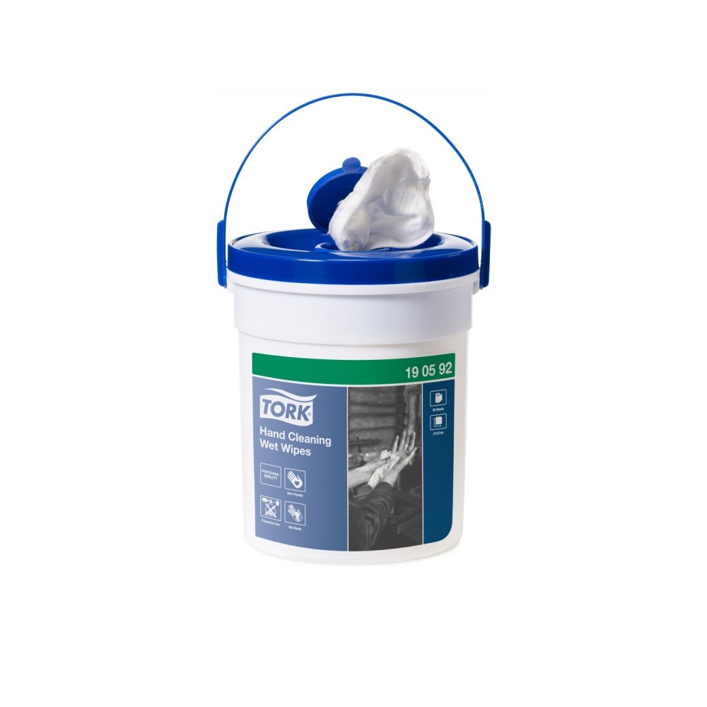 TORK Tork Premium Wet Wipe Hand Cleaning - rengöringsdukar - viskös, polyester - vit 58st/fp