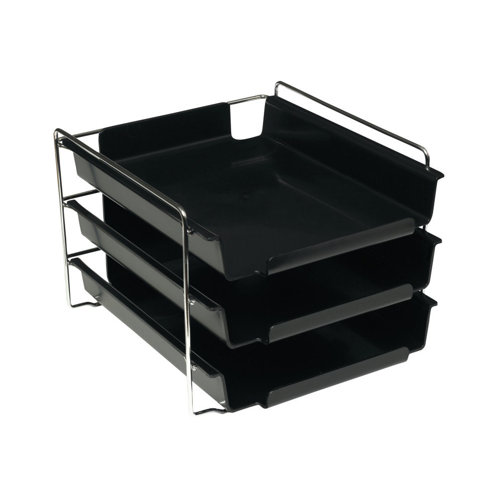 BANTEX Bantex Vision - brevfack - svart (paket om 3)