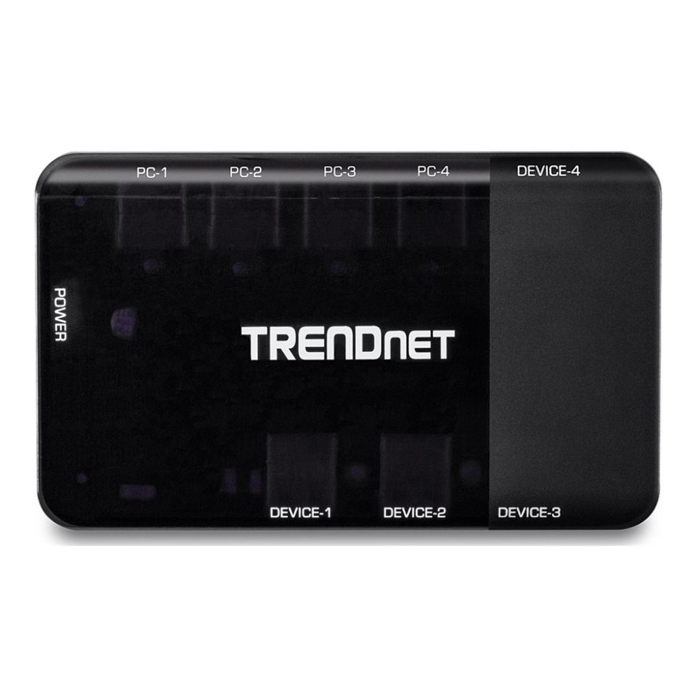 TRENDnet TRENDnet TK-U404 - hubb - 8 portar