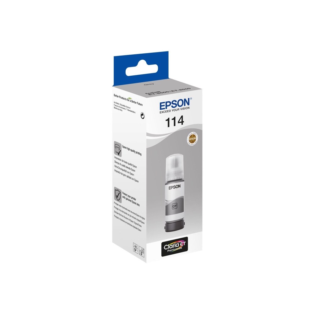 EPSON Epson EcoTank 114 - grå - original - påfyllnadsbläck