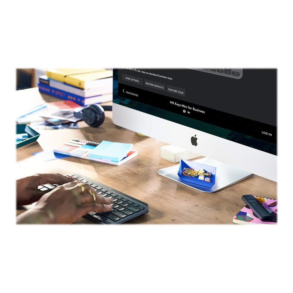 Logitech Logitech MX Keys Mini for Business - tangentbord - QWERTY - internationell engelska - grafit Inmatningsenhet