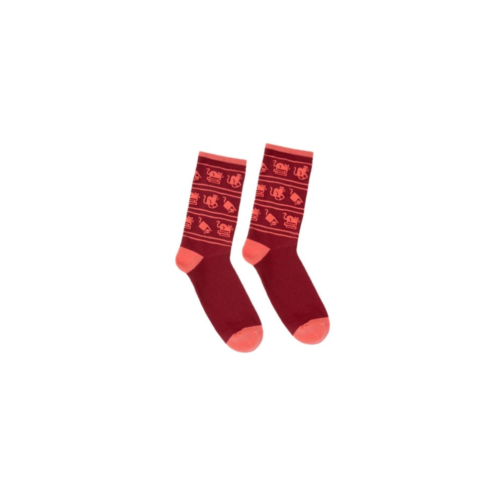 Random House Inc Cats and Stacks Socks - Large