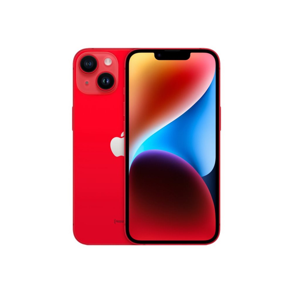 Apple Apple iPhone 14 - (PRODUCT) RED - röd - 5G smartphone - 256 GB - GSM
