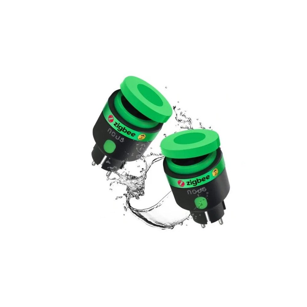 Nous NOUS A6Z Utomhuskontakt ZigBee 2er 3840W/16A/mätning/ZigBee3...